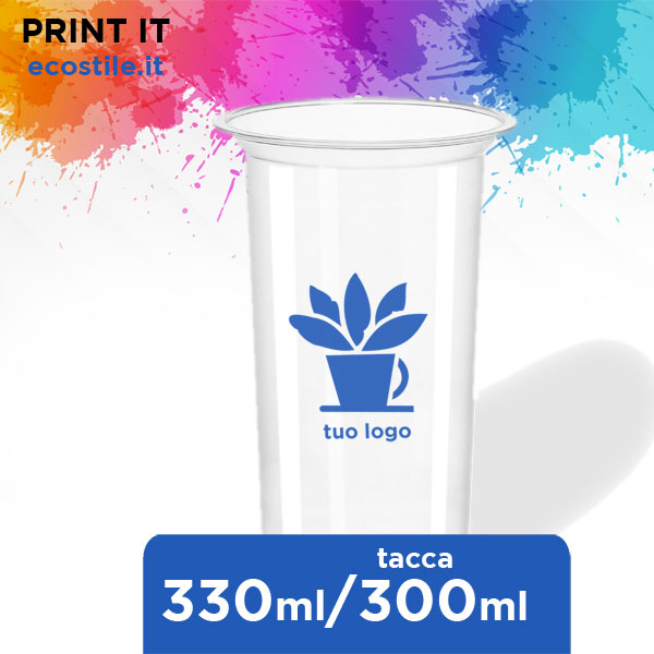 R-PET Bicchieri Cocktail Personalizzati - TUMBLER 300ml