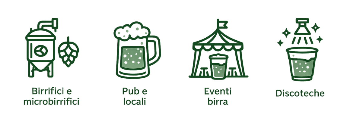 icone birrifici pub eventi discoteche