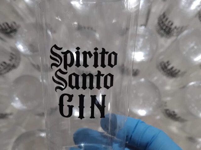 LAVORAZIONE BICCHIERI PERSONALIZZATI 1 COLORE TAMPOGRAFIA