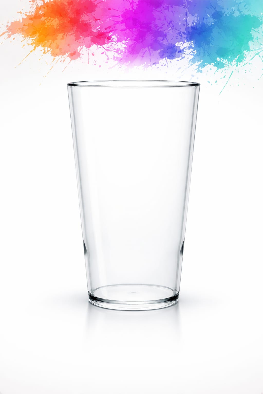 bicchiere plastica dura personalizzato
