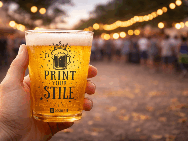 bicchieri riutilizzabili personalizzati eventi e festival